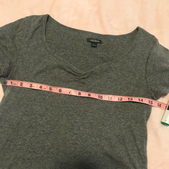 Gray crop top - Picture 4 of 5